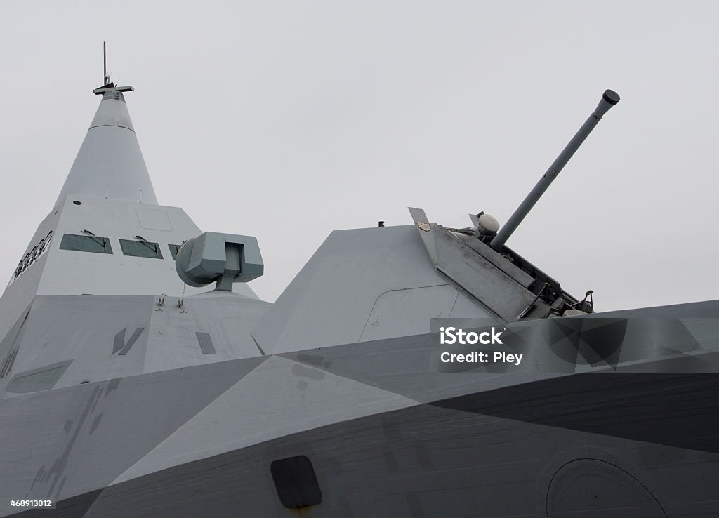 Stealth ship Stealth Corvette of the Swedish navy, docked in Malmö, Sweden Sweden Stock Photo