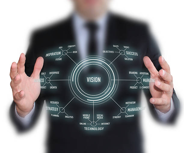 istock Genius Businessman Creating a New Vision 468917388