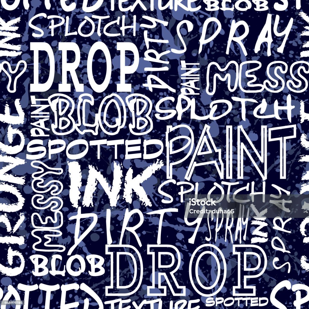 spray seamless scuro - arte vettoriale royalty-free di Alfabeto