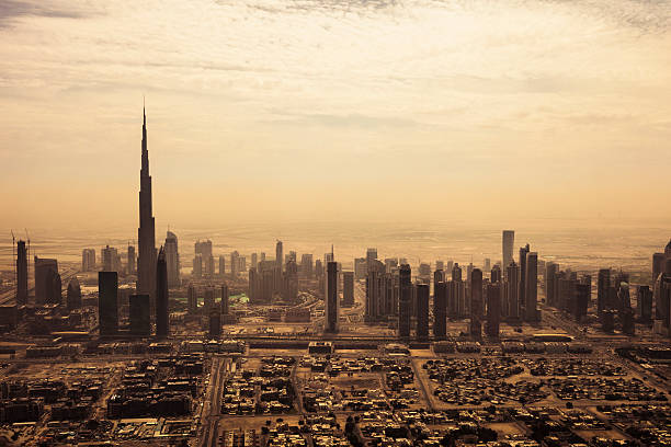 istock Dubai downtown skyscrapers and office buildings 468922404