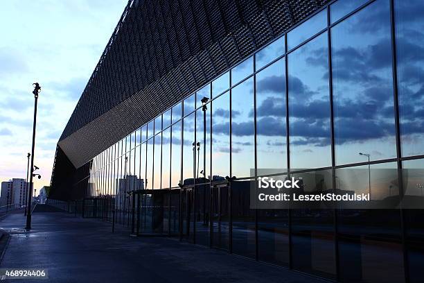 Katowice Stock Photo - Download Image Now - 2015, Aluminum, Blue Glass