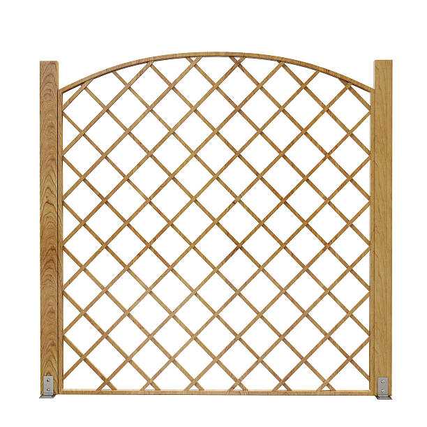 istock wooden fence isolated on white background 468924618