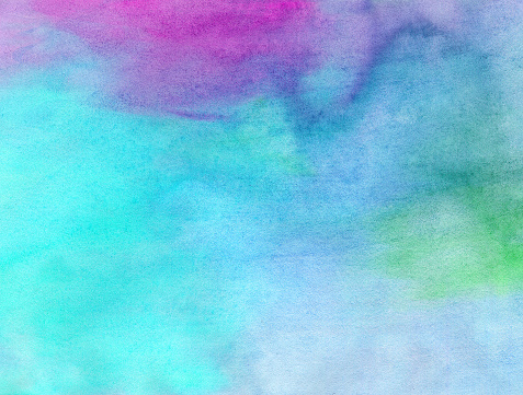 Abstract bright watercolor painted background or texture