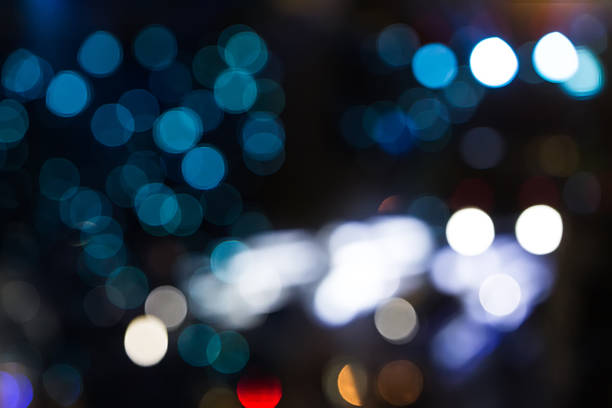 istock Defocused entertainment concert lighting on stage, bokeh. 468933084