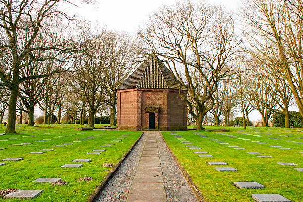 German cemetery friedhof in flanders fields menen belgium