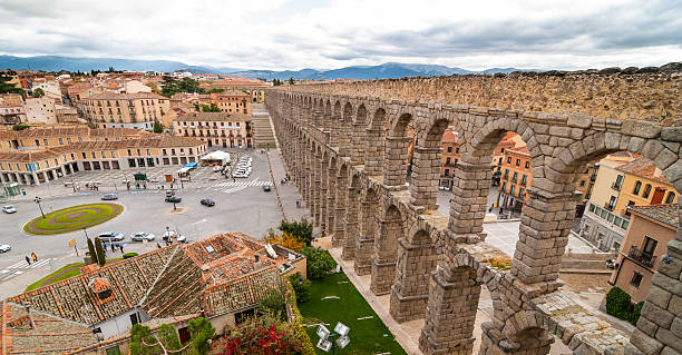 istock Segovia aqueduct, Spain 468936868