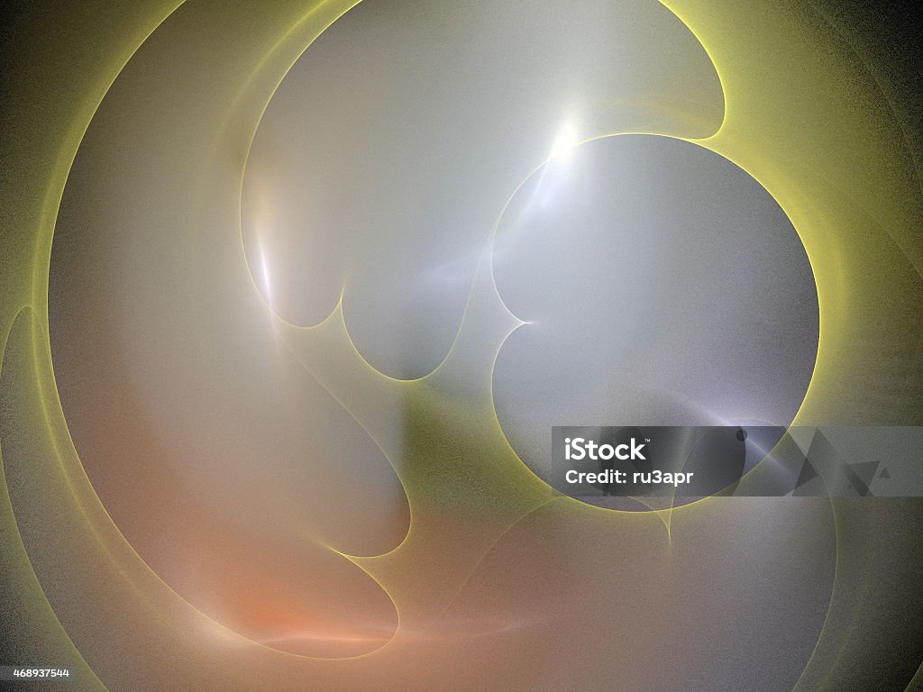 Digital Fractal on Black 2015 Stock Photo