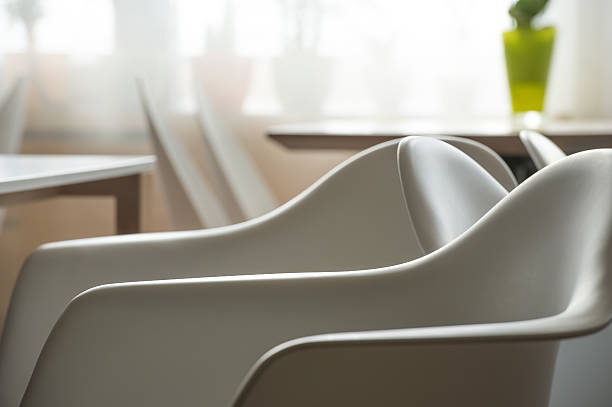 Abstract modern interior of cafe or meeting room