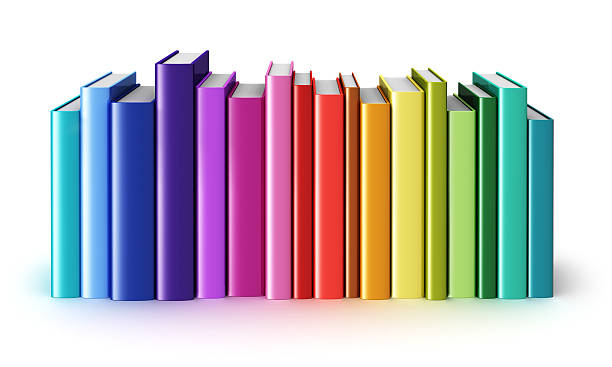 istock Color hardcover books 468940630