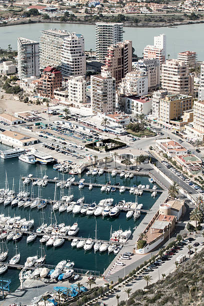 istock View of touristic town, Calpe, Spain 468941144