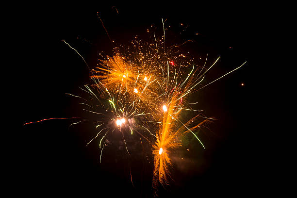 Firework display on the occasion of Diwali stock photo