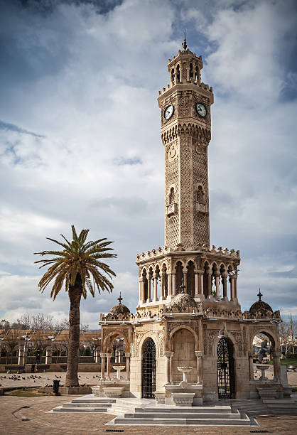 istock Konak Square view with old clock tower, Izmir, Turkey 468942046