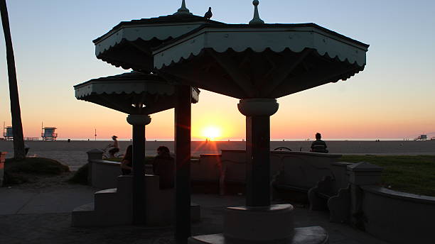 istock Sunsets on Venice Beach,California. 468942422