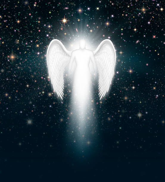 istock Angel in the Night Sky 468943450