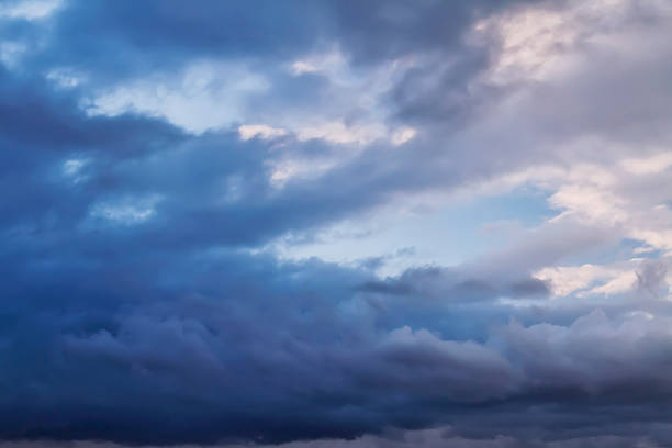 istock Storm clouds in the sky in early spring 468948712