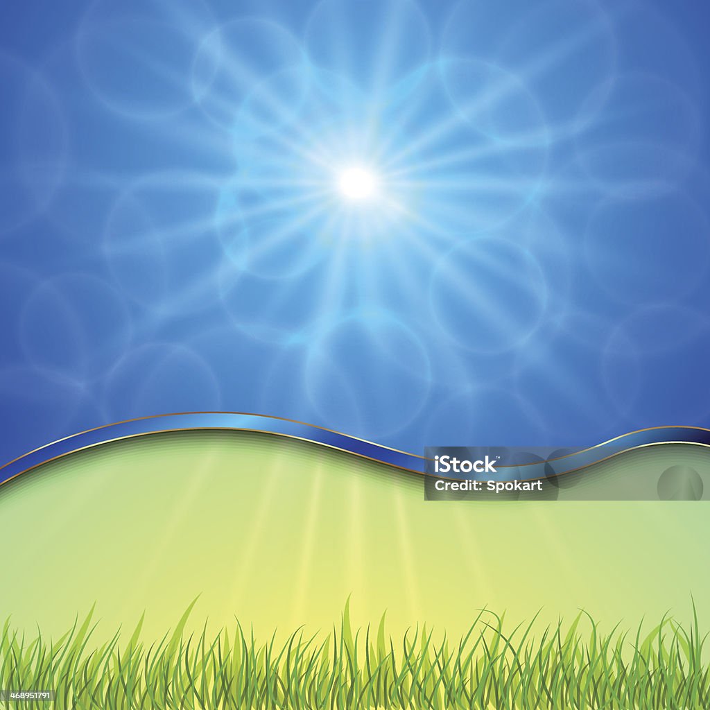 Vector Spring Curve Vector Beautiful Spring Background With Curve Stock Illustration ...