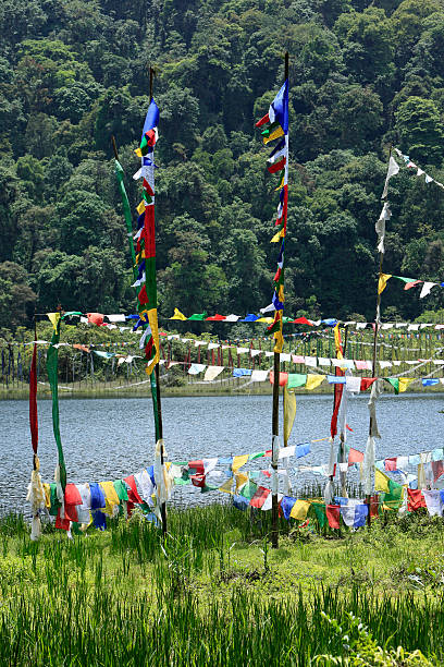 Khecheopalri Lake, Sikkim , India stock photo