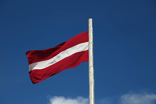istock Flag of Latvian republic 468956713