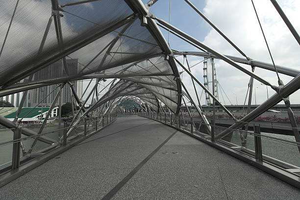 istock Helix Bridge in Singapore 468960990