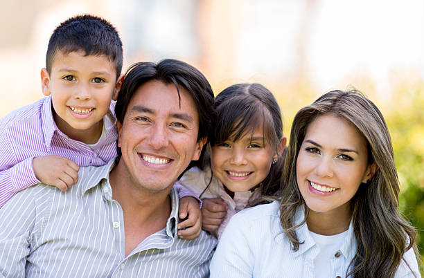 istock Beautiful family portrait 468961081