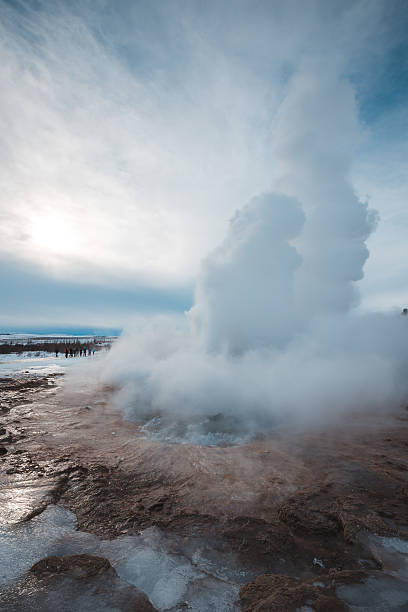 Stokkur geyser eruption, Islande. Geysir - Photo