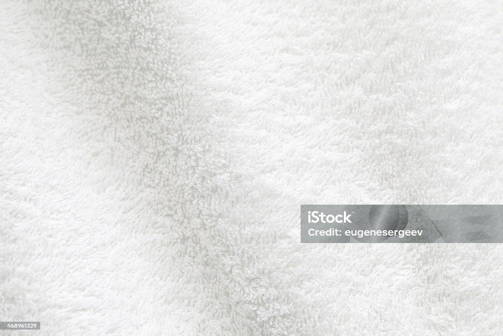 A close up of a white cotton towel White cotton towel close up background photo texture Abstract Stock Photo