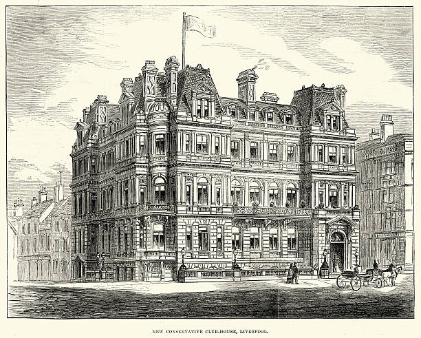 istock Victorian Architecture - New Conservative Club House Liverpool 468961394