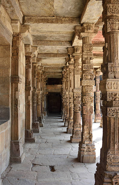 istock Courtyard at Qutb or Qutab Minar Delhi 468961456