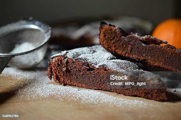 Swiss Chocolate Cake Stock Photo - Download Image Now - Chocolate Cake, 2015, Cake