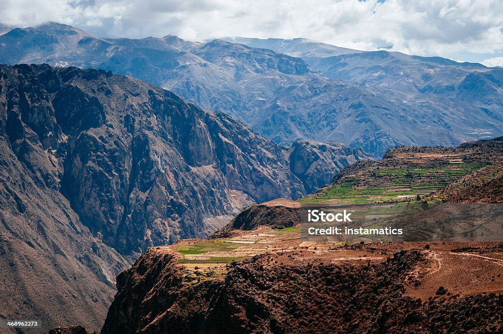 Berge im Colca-Canyon - Lizenzfrei Colca-Schlucht Stock-Foto