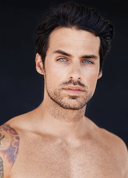 Attractive Man Black Hair Blue Eyes Stock Photos, Pictures & Royalty-Free  Images - iStock