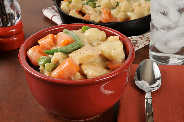 istock Gourmet Chicken and dumplings 468964443
