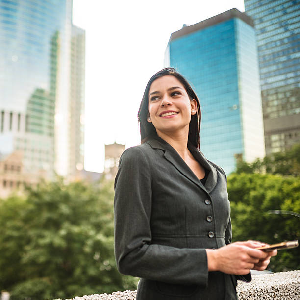 istock business woman text messaging 468965182