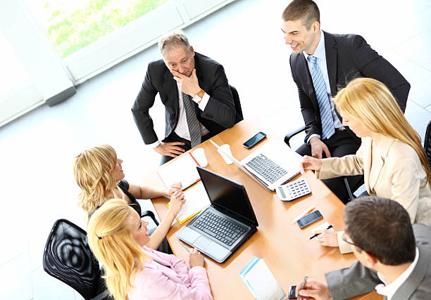 istock Business people in a meeting. 468965901