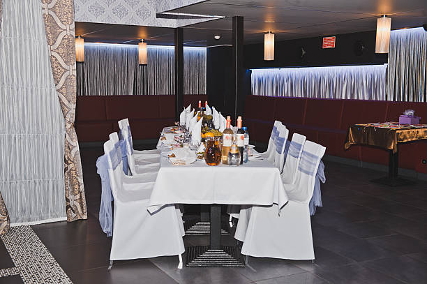 istock Banquet room with ornaments 1830. 468967212