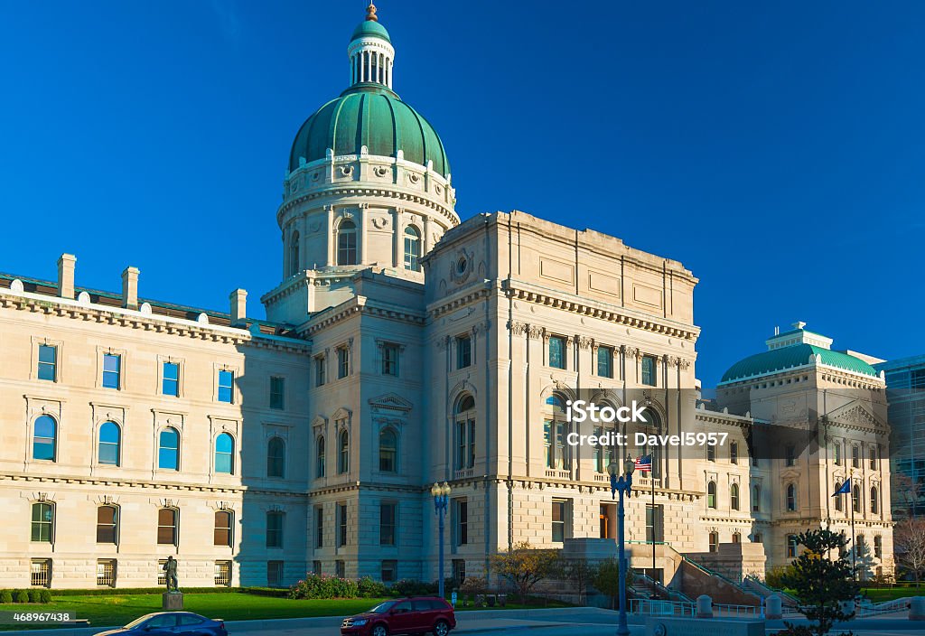 Indiana State House Indiana State House, the state capitol building of Indiana, the center of government of the State of Indiana, located in Indianapolis. Indiana State Capitol Stock Photo