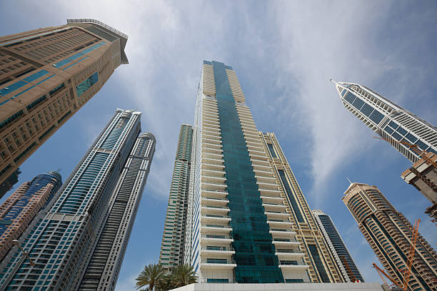 istock Skyscraper at Dubai Marina, United Arab Emirates 468968000