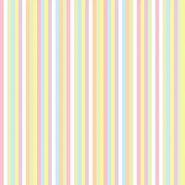 Vector illustration of Seamless pattern with color stripes