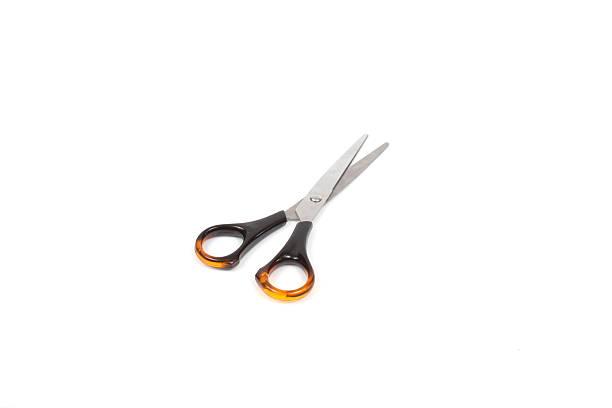 istock Scissors with black&brown handles 468970527