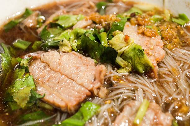 istock Asian noodle with blood 468971020