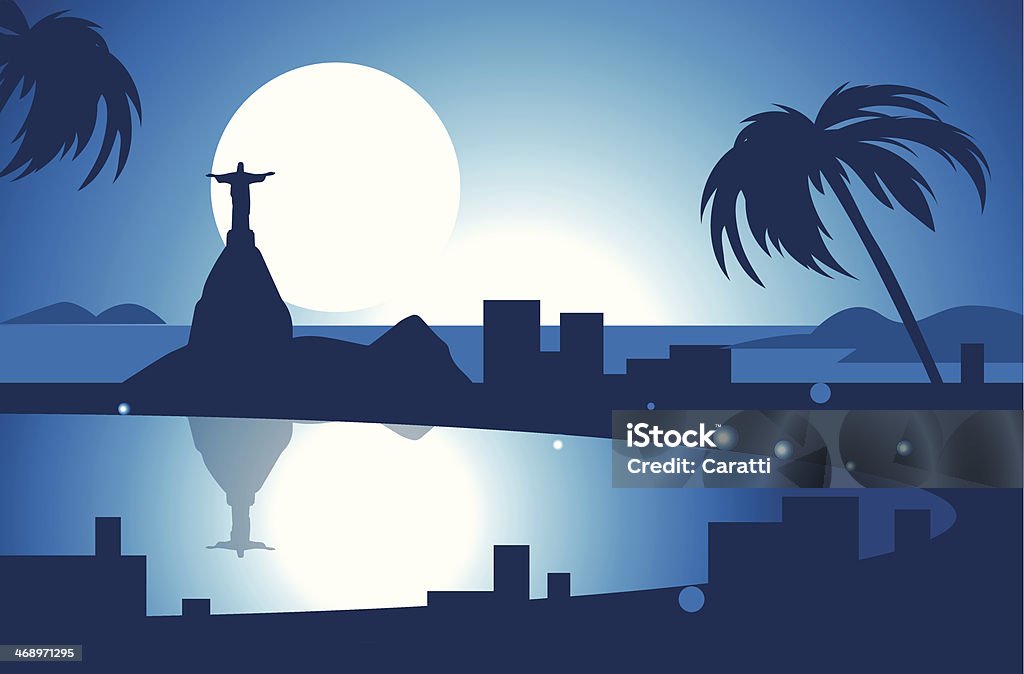 Rio De Janeiro Rio De Janeiro skyline Rio de Janeiro stock vector