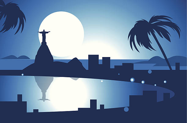 Rio De Janeiro vector art illustration