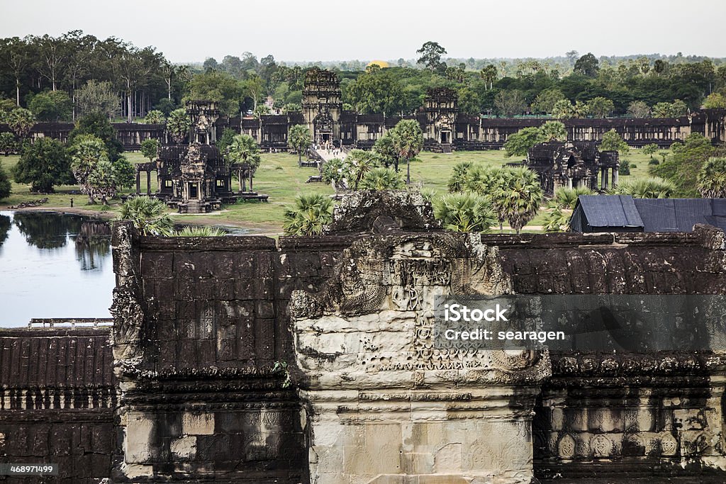 Angkor Wat Punkt widzenia - Zbiór zdjęć royalty-free (Angkor)