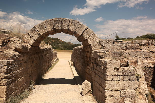 istock Ancient Olympias' stadium entrance 468972290