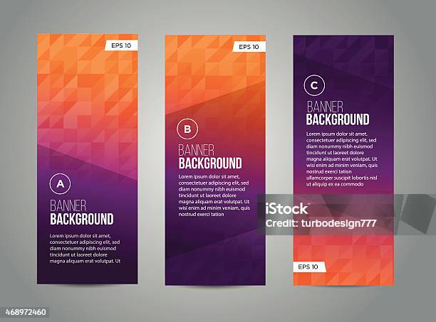 Abstract Banner Design Stock Illustration - Download Image Now - 2015, Abstract, Backgrounds