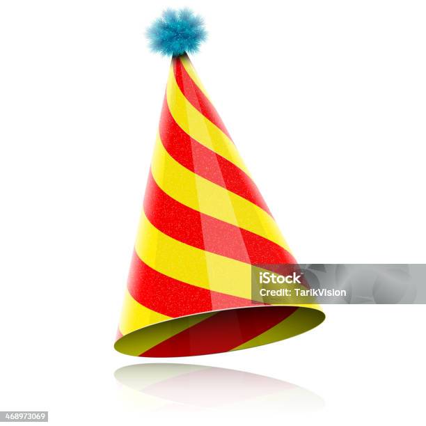 Ilustración de Colorido Brillante Sombrero Para Celebrar y más Vectores Libres de Derechos de Gorro de fiesta - Gorro de fiesta, Recortable, Aniversario