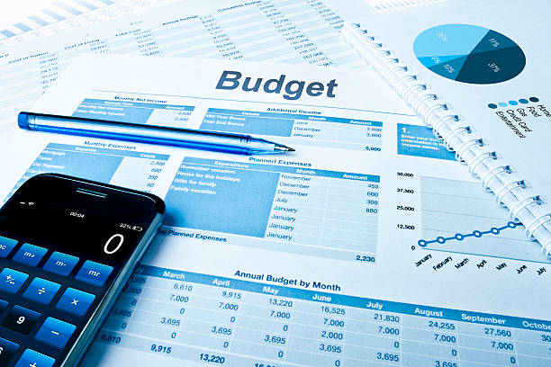 votre budget - accounts statement photos et images de collection