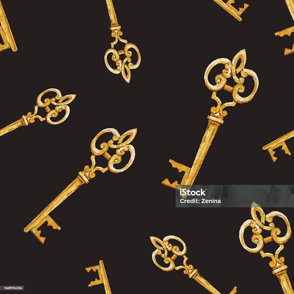 Custom Key Patterns Keys Pattern Stock Illustration - Download Image Now - 2015, Abstract ...
