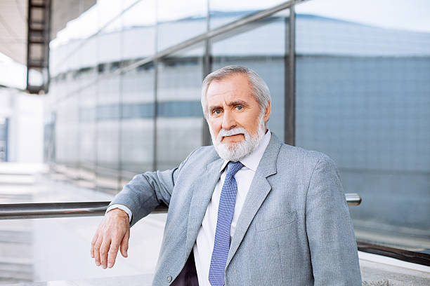istock Mature man portrait outdoors 468977284