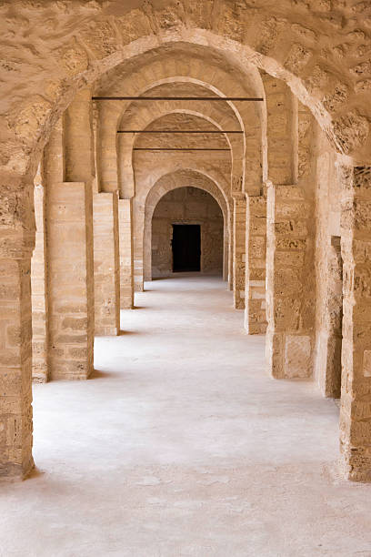 Porte d'arche à l'intérieur de Ribat à Sousse - Photo
